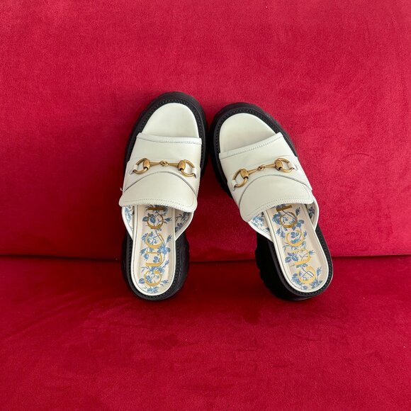 Gucci Platform Sandals Women Size 37 - Picture 2 of 14